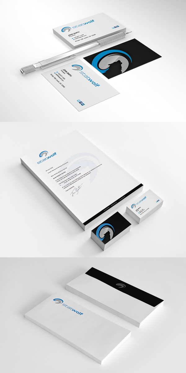 Stationery Design by Sarah Mathews for Statwolf | Design #4315242