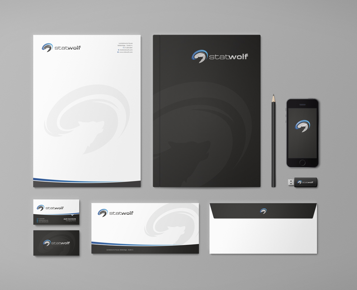 Stationery Design by logodentity for Statwolf | Design #4316672