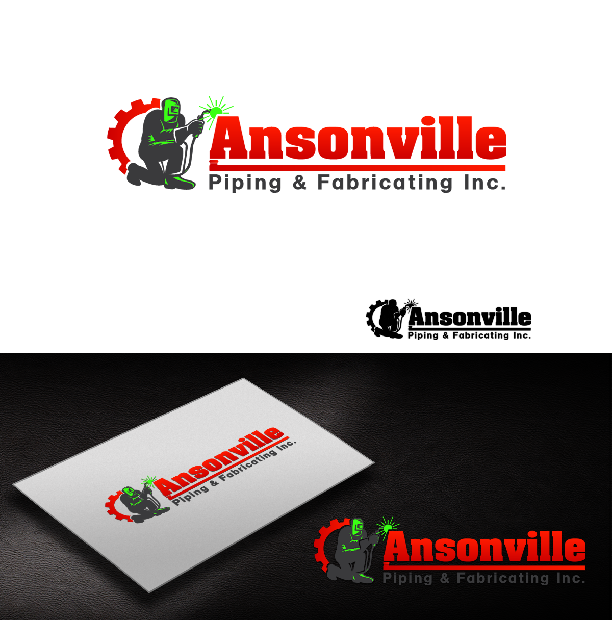 Logo Design by Pixi Dust for Ansonville Piping & Fabricating Inc. | Design #4358958