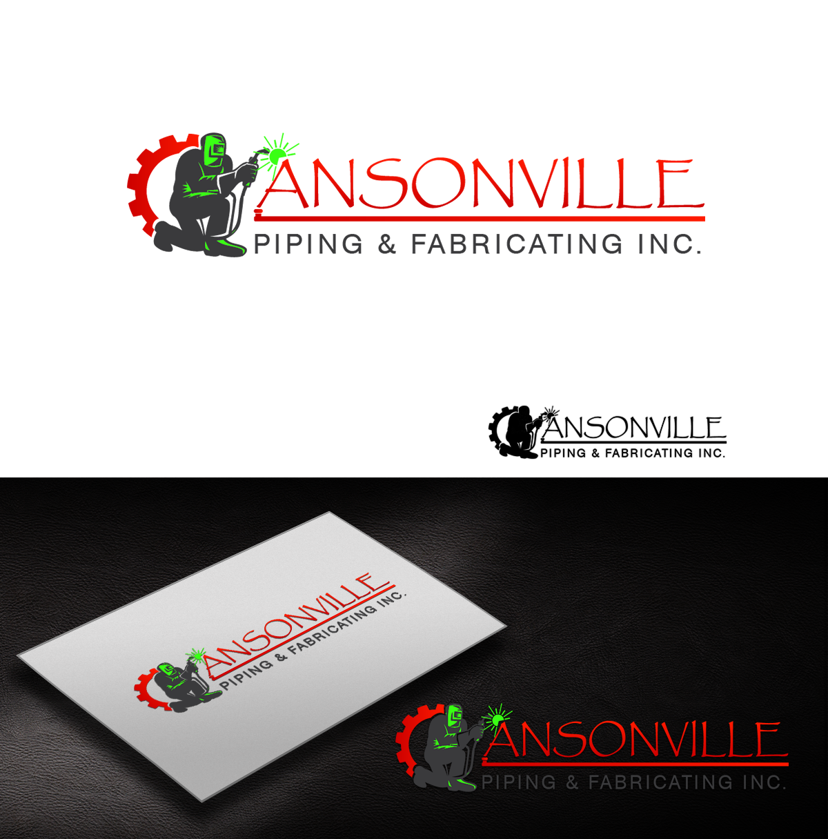 Logo Design by Pixi Dust for Ansonville Piping & Fabricating Inc. | Design #4360895