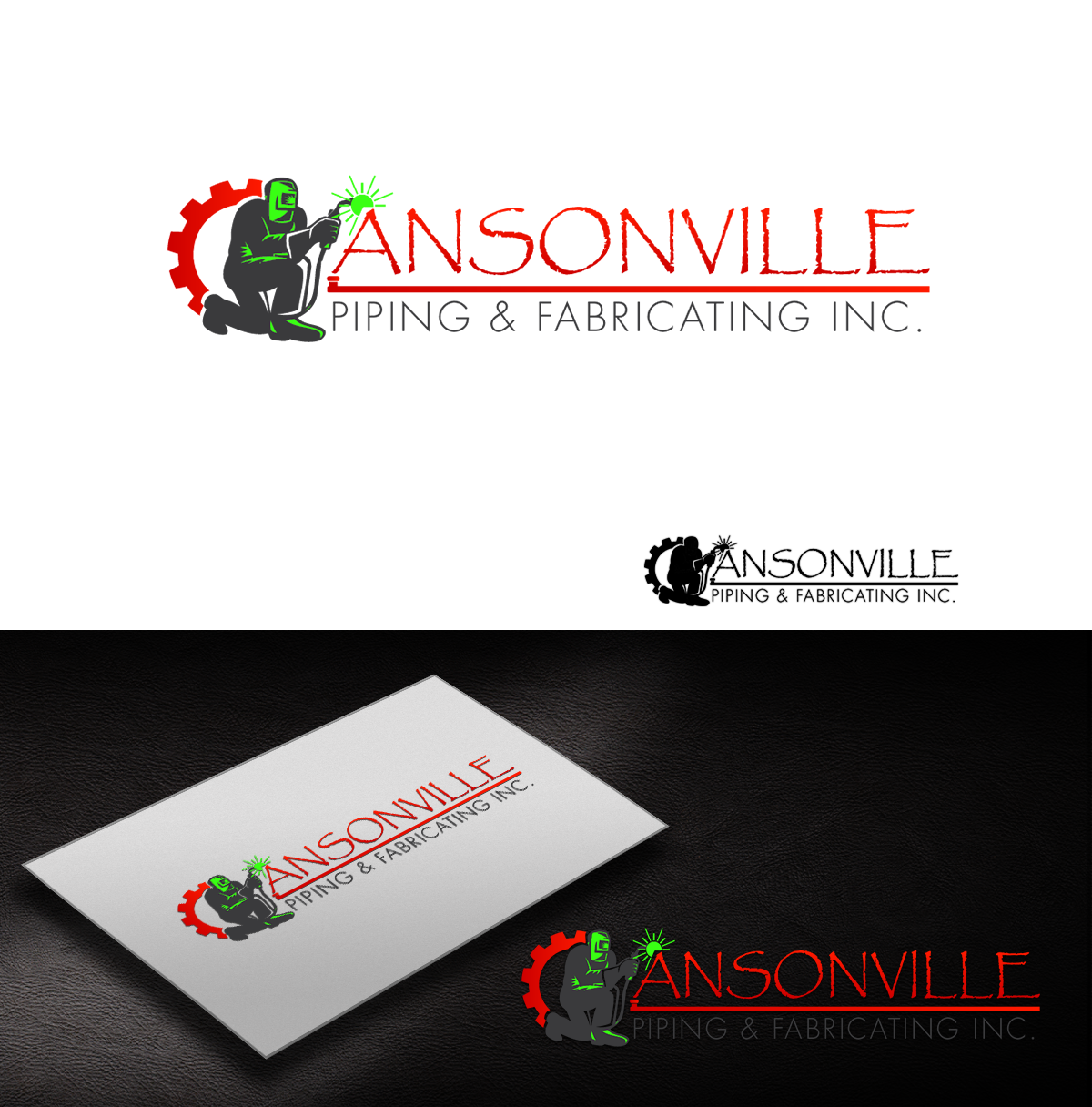 Logo Design by Pixi Dust for Ansonville Piping & Fabricating Inc. | Design #4360970