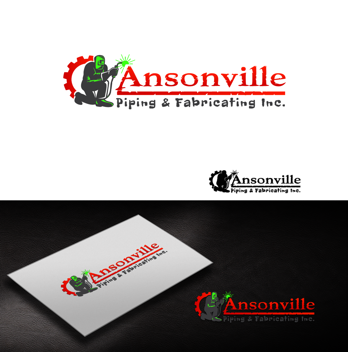 Logo Design by Pixi Dust for Ansonville Piping & Fabricating Inc. | Design #4363500