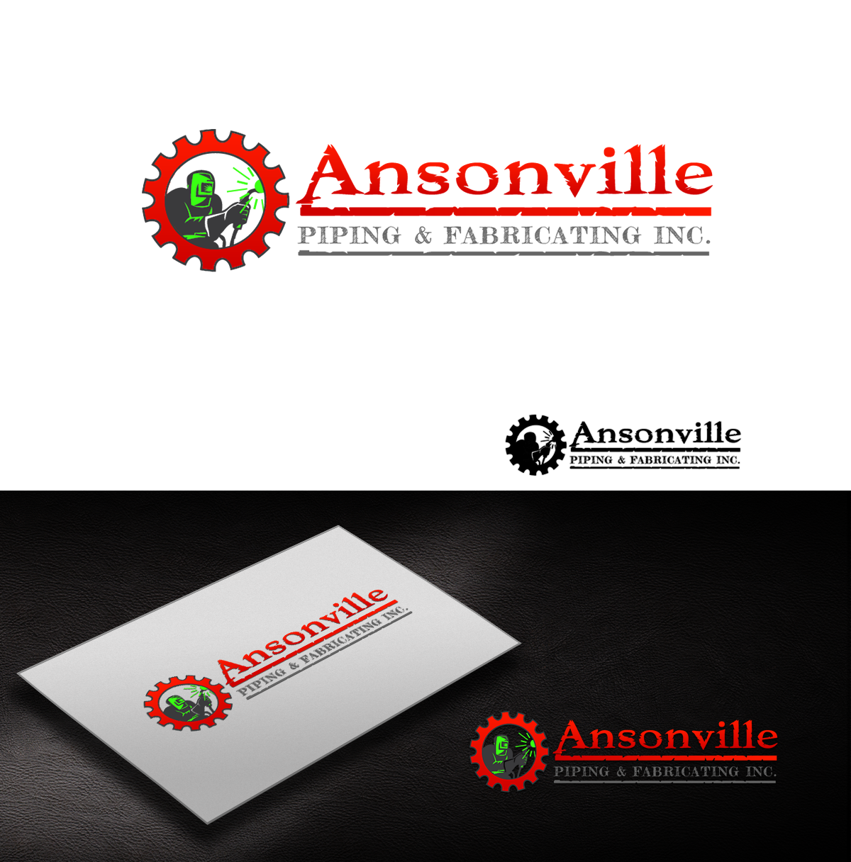 Logo Design by Pixi Dust for Ansonville Piping & Fabricating Inc. | Design #4363543