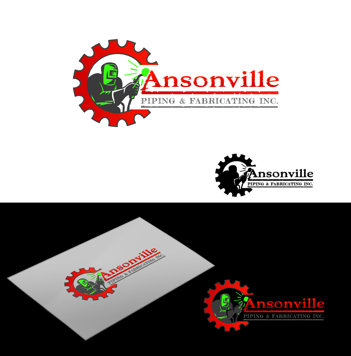 Logo Design by Pixi Dust for Ansonville Piping & Fabricating Inc. | Design #4389241