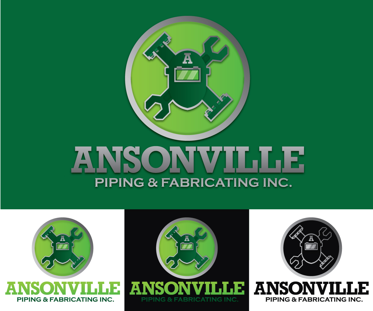 Logo Design by ICKE for Ansonville Piping & Fabricating Inc. | Design #4420289