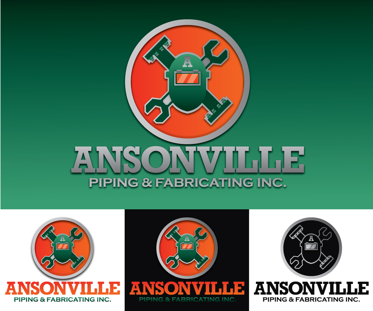 Logo Design by ICKE for Ansonville Piping & Fabricating Inc. | Design #4420883