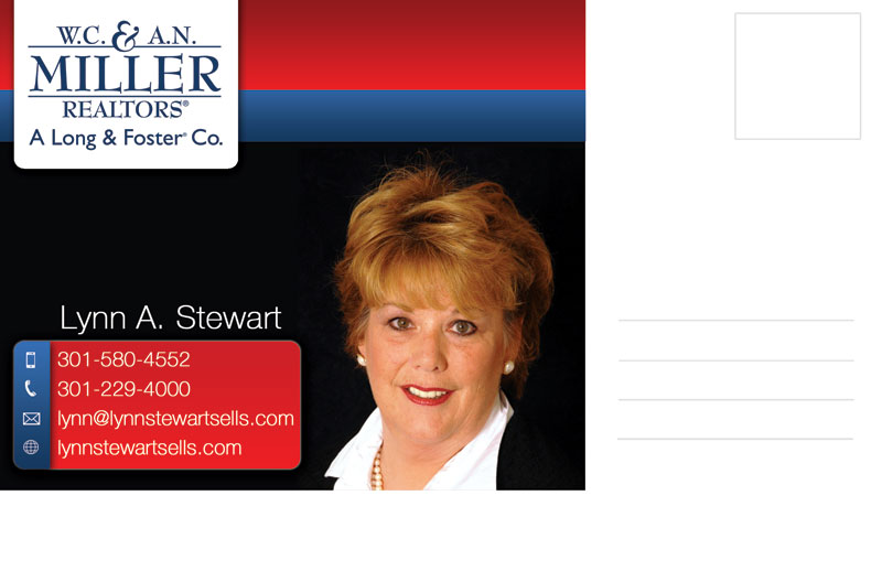 Postcard Design by alessandroevge for W.C. & A.N. Miller, A Long & Foster Co. | Design #4344449