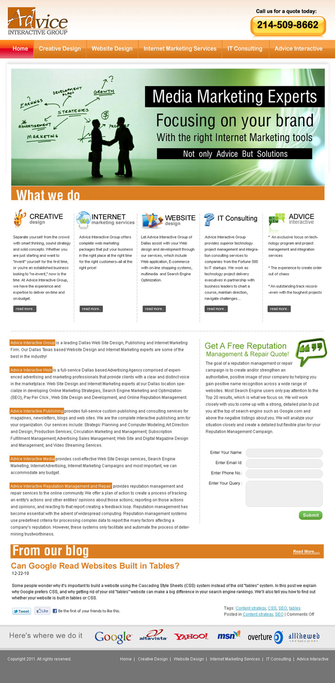 Web Design by webwinner for this project | Design #180677