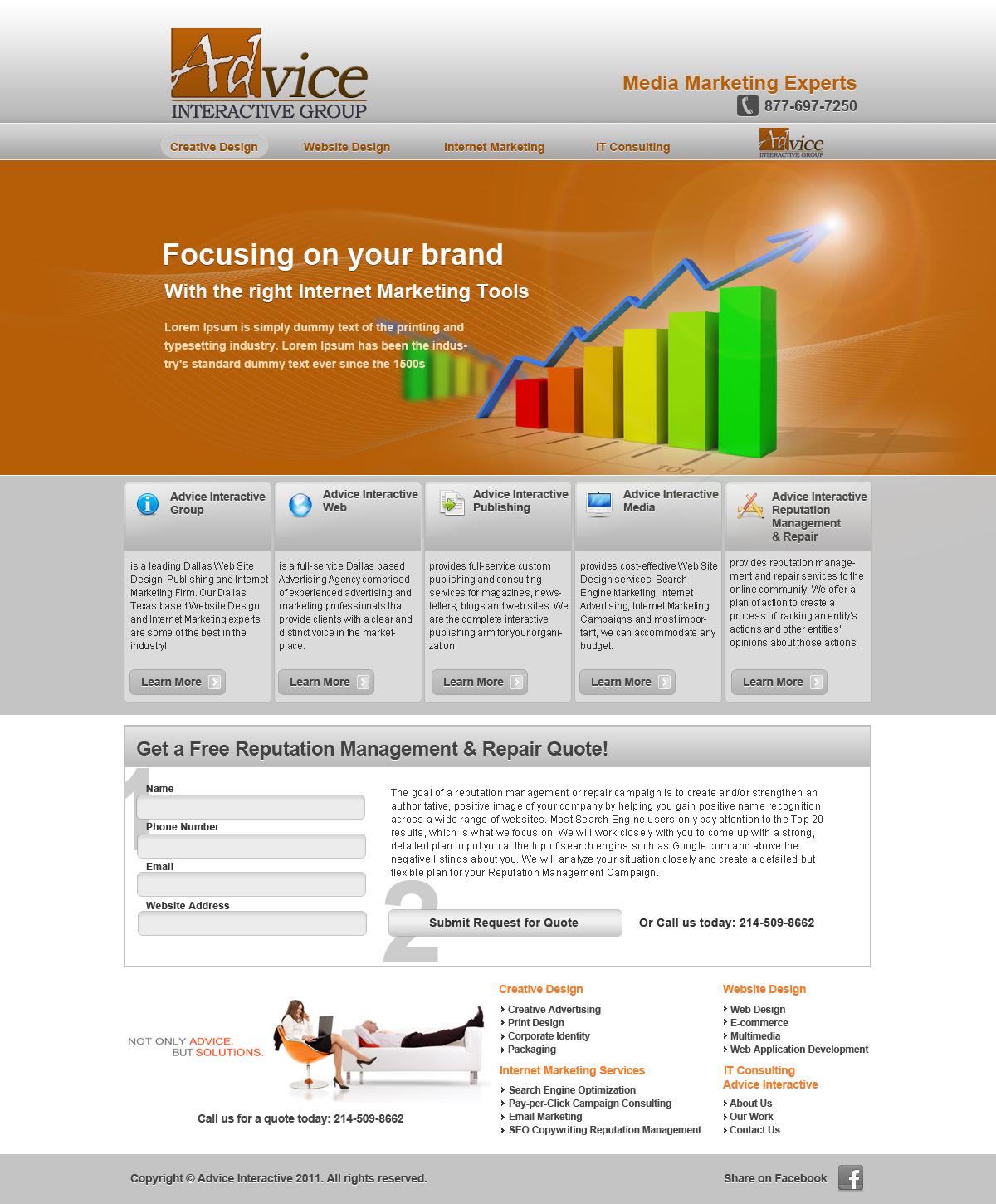 Web Design by Vinc for this project | Design #179871