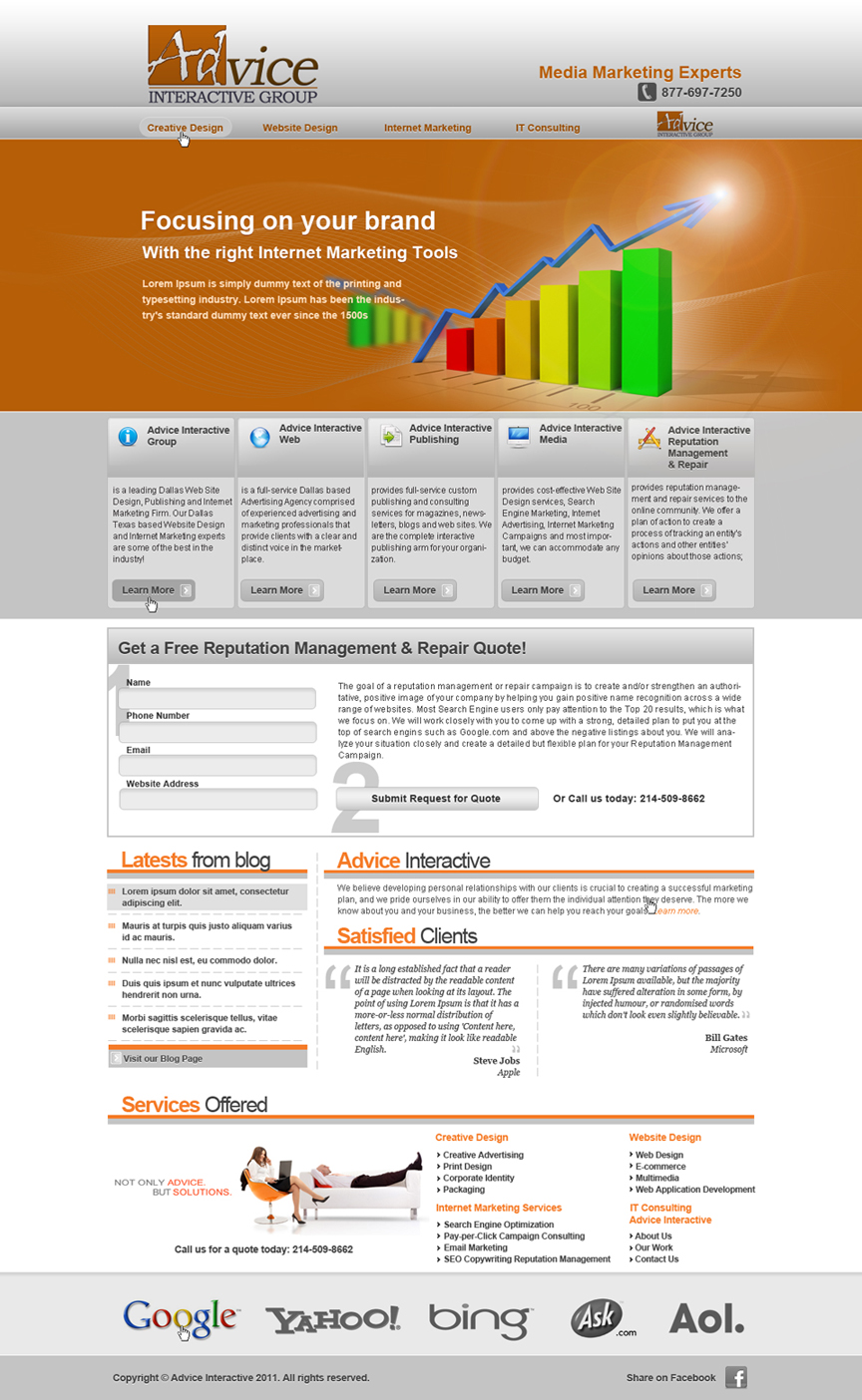 Web-Design von Vinc für dieses Projekt | Design #180597