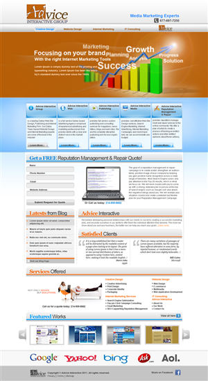 Web Design by Vinc for this project | Design #181593