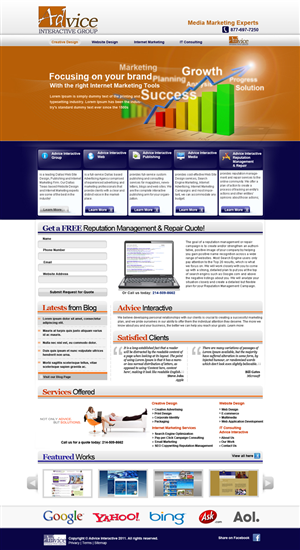 Web Design by Vinc for this project | Design: #183385
