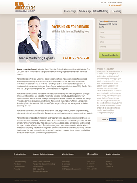 Web Design by Ashish for this project | Design #181906