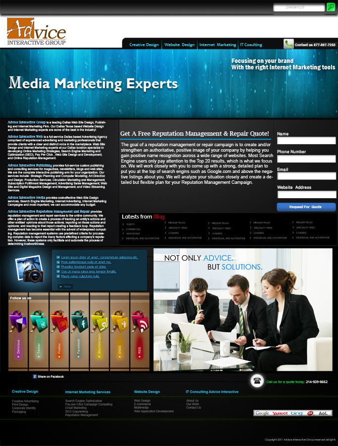 Web Design by sagar for this project | Design #184089