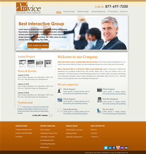 Web Design by LogoDesigns.ae for this project | Design: #181693