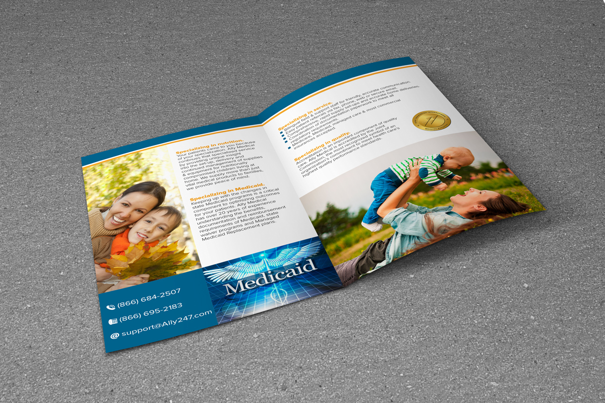 Brochure Design by MagicM for Ally Medical Services LLC | Design #4318725