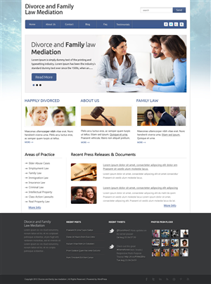 Wordpress Design by OM for this project | Design: #1237295