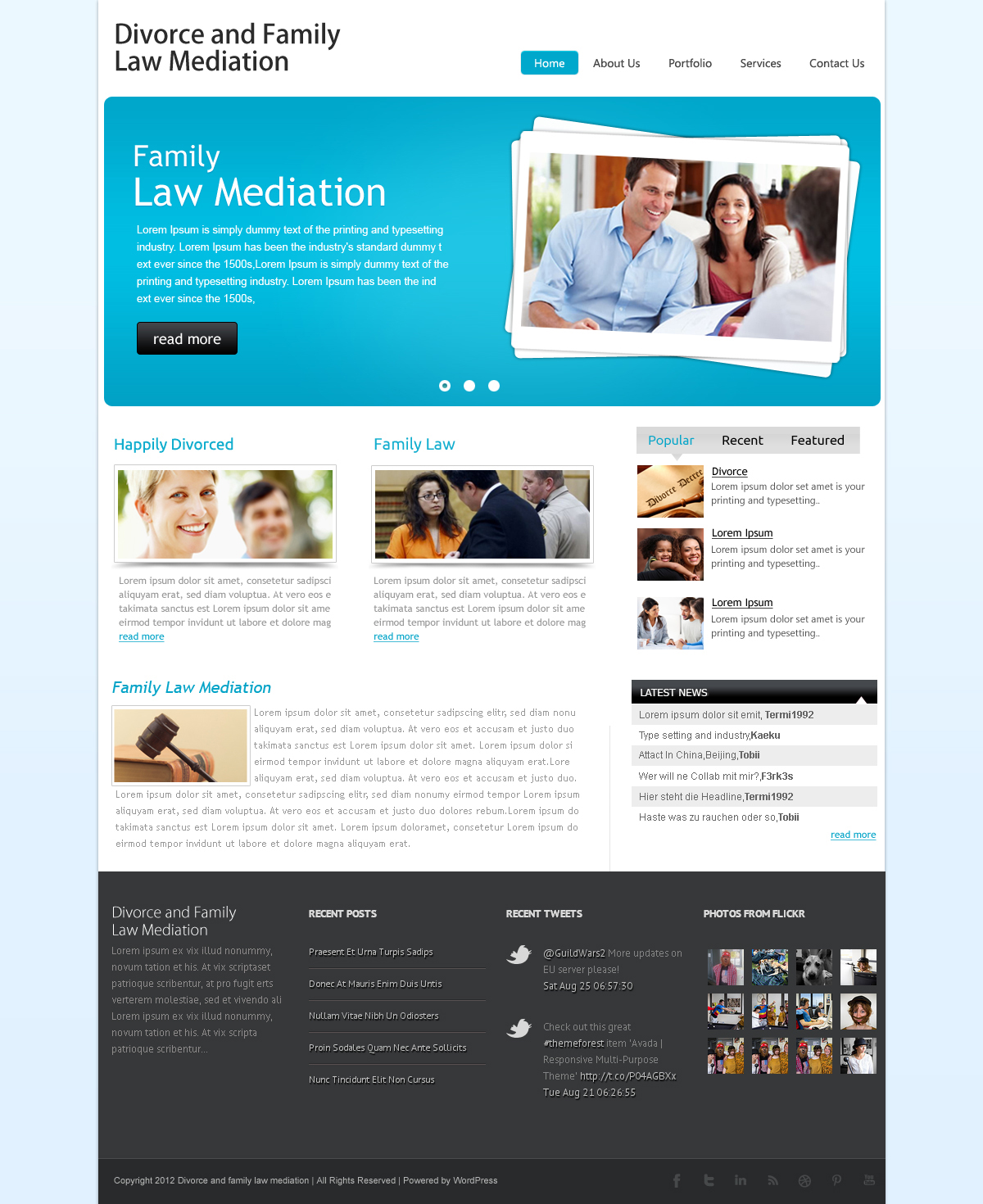 Wordpress Design by OM for this project | Design #1240832
