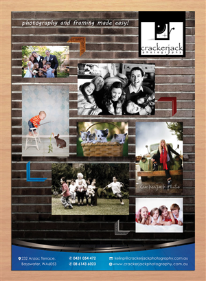 Crackerjack Photography needs a promotional flyer to bring in new studio shoots. | Flyer Design by Sbss