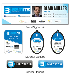 Stationery Design by HollyBlue Studio for BAMITS | Design: #4467833