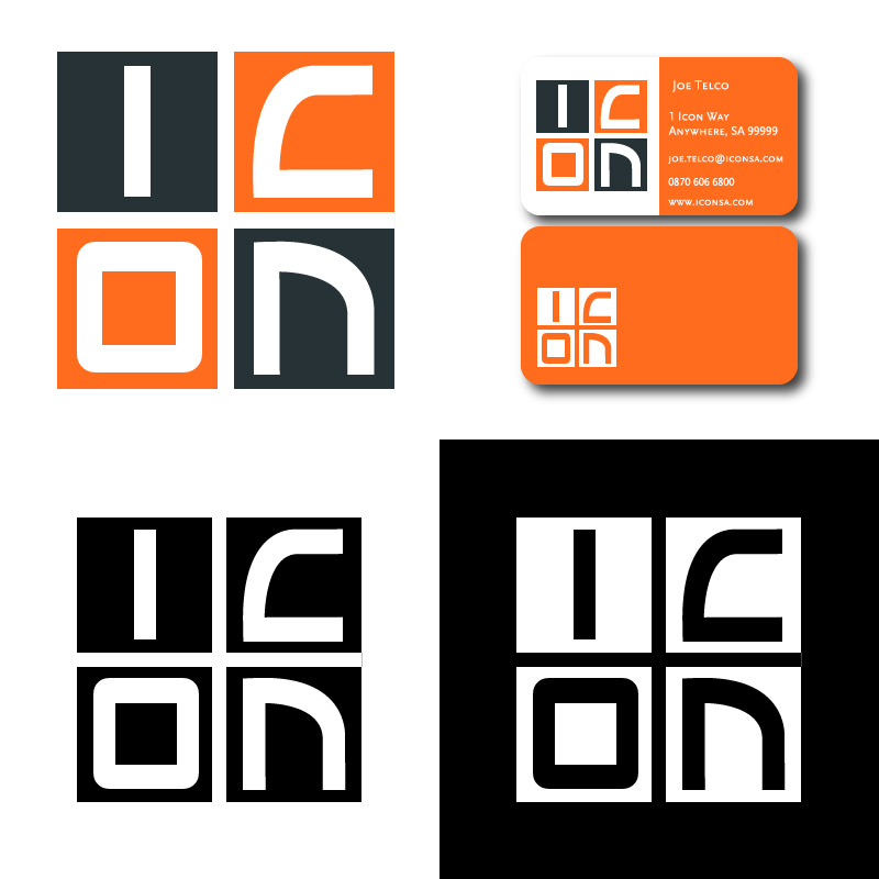 Logo Design by Kustom Deluxe Printing and Design for Icon SA | Design #179510