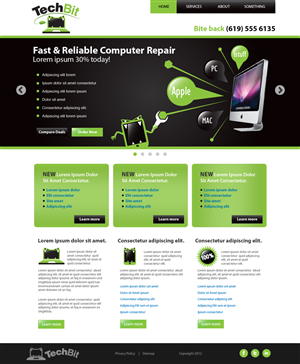 Web Design by wolf for this project | Design: #1235307
