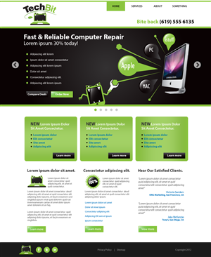 Web Design by wolf for this project | Design: #1244218