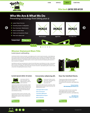 Web Design by wolf for this project | Design: #1244728