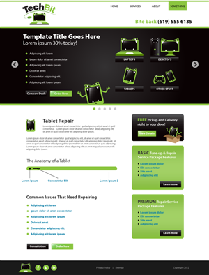 Web Design by wolf for this project | Design: #1247467