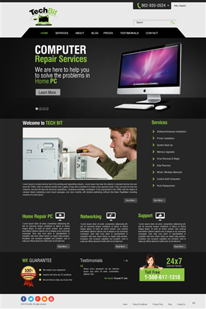 Web Design by pb for this project | Design: #1234802