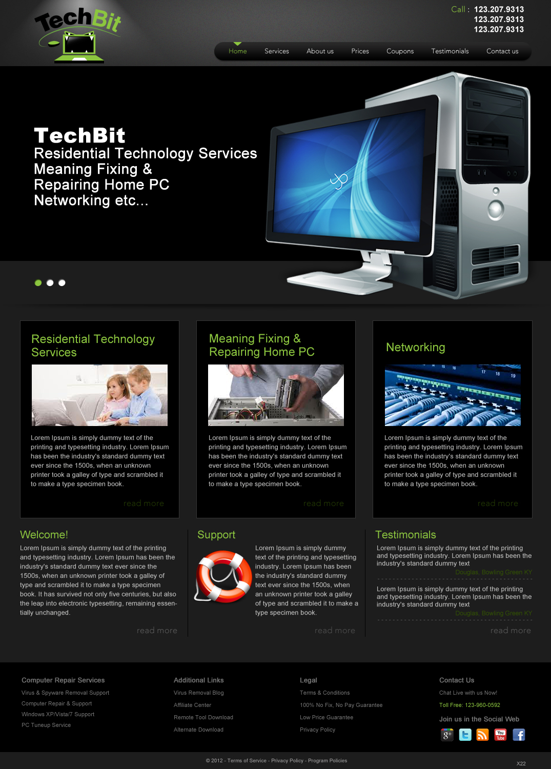 Web Design by pb for this project | Design #1237785