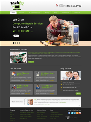 Web Design by pb for this project | Design: #1237787