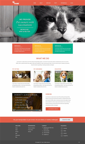 Diseño Web por pb para ROAR | Diseño: #4324292