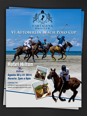 Beach Polo Event Flyer