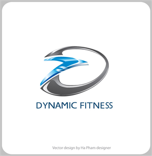 Vector Design Project logo re drawing for DYNAMIC FITNESS | Vector Design by Hana