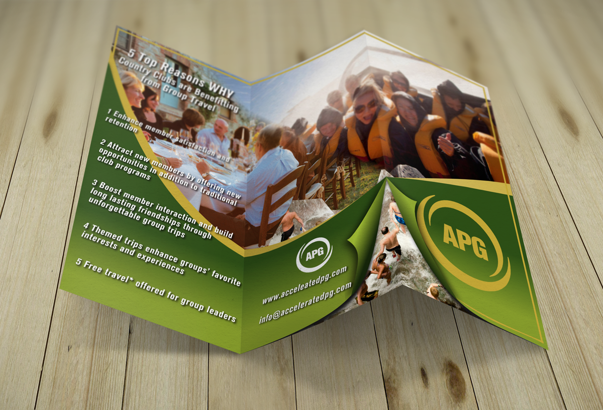 Brochure Design by Giovanni for Accelerated Performance Group, LLC | Design #4443938