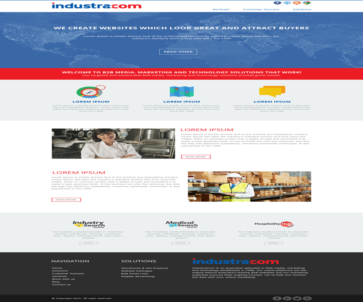 Web Design by GlobalTech for this project | Design #4357613