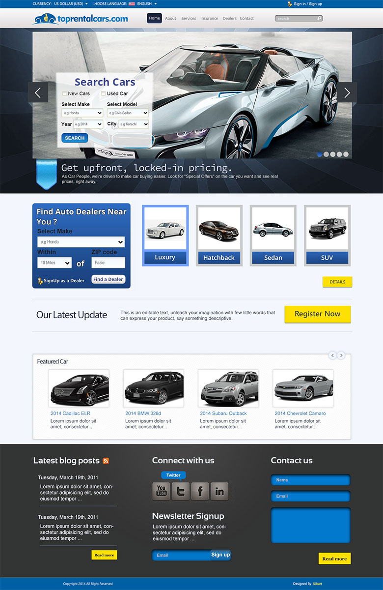 Web Design par iLibart pour ce projet | Design #4382613