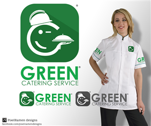Green Catering Service  | Logo Design by Noche designs