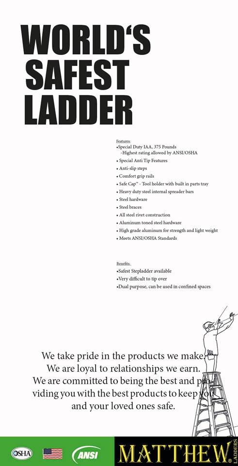 Diseño de Empaque por Nate Pack para Matthew Ladders, Inc. | Diseño #4355675