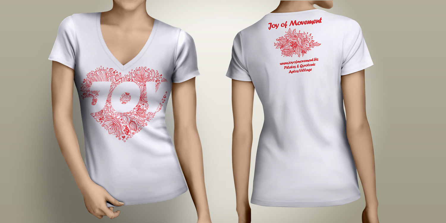 T-shirt Design by celio88 for Joy of Movement, LLC | Design #4394421