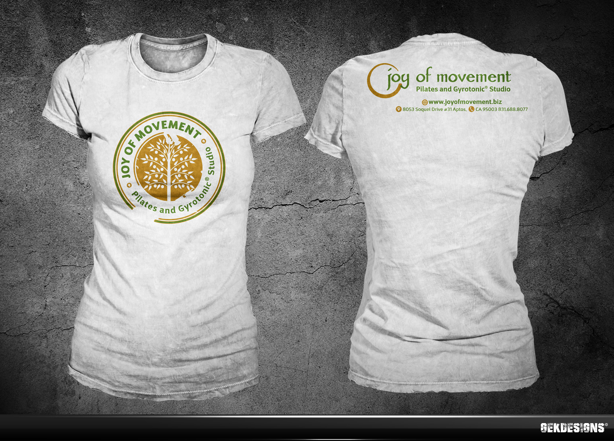 T-shirt Design by gekgrfx for Joy of Movement, LLC | Design #4353694