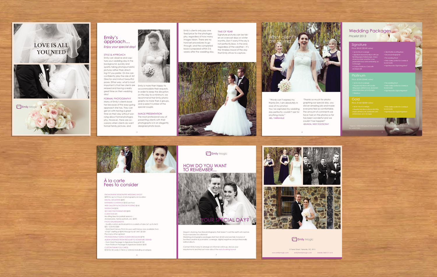 Brochure Design by Ellie Afonso for this project | Design #4399752