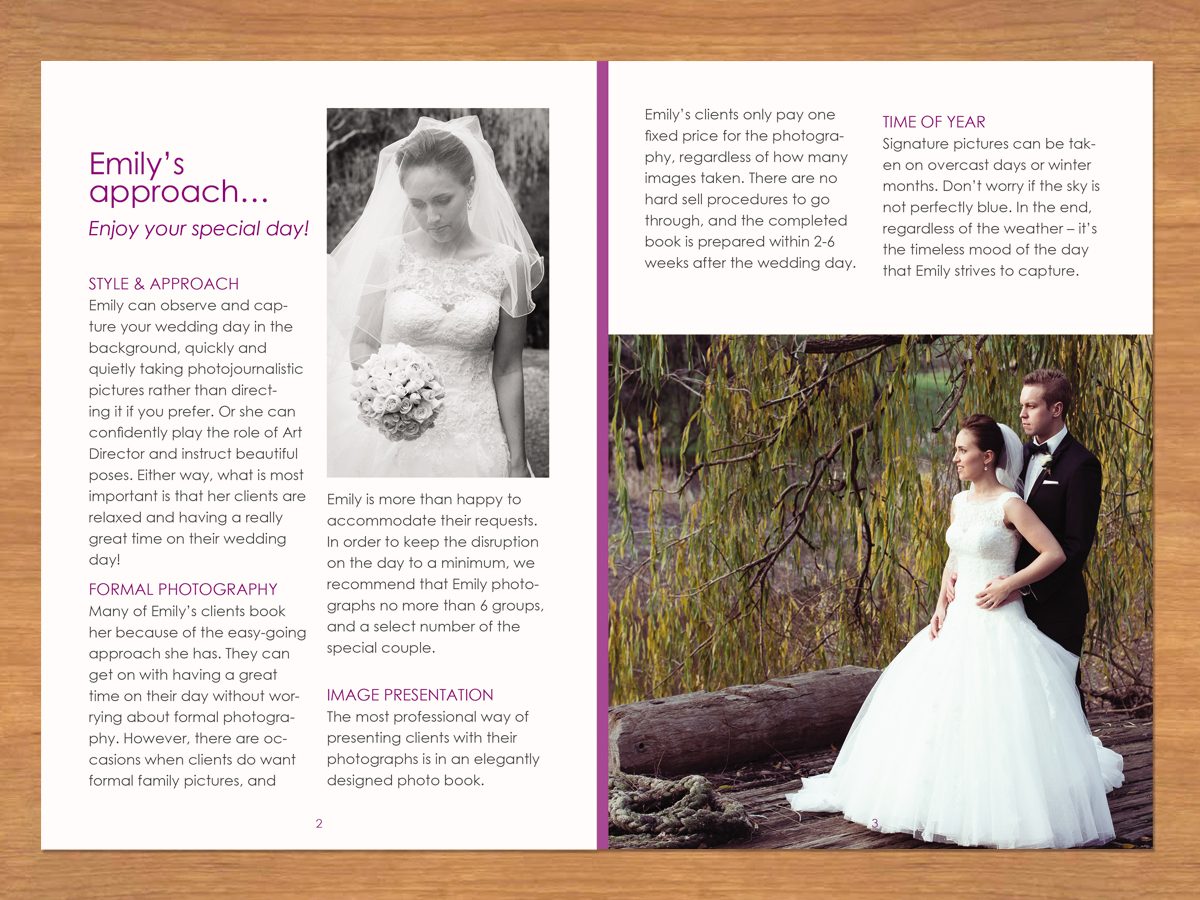 Brochure Design by Ellie Afonso for this project | Design #4399815