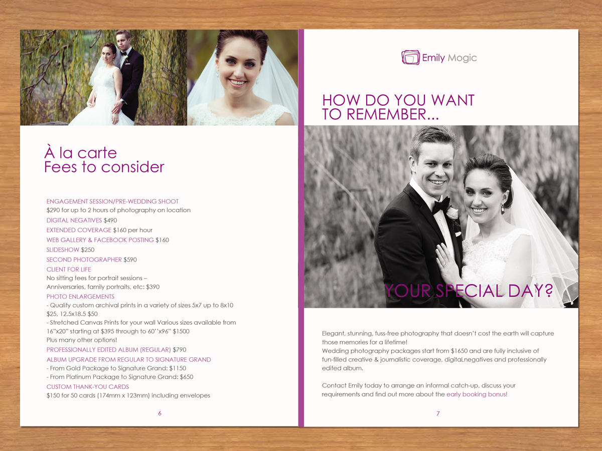 Brochure Design by Ellie Afonso for this project | Design #4399854