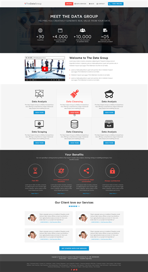 Wordpress Design by Hashim Creetto for this project | Design: #4385730