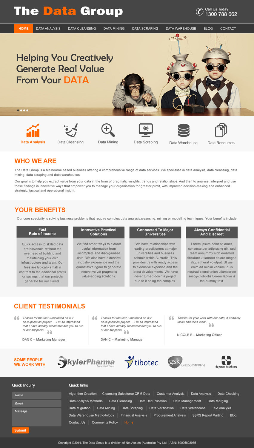 Wordpress Design by HarmiDesigning for this project | Design #4392568