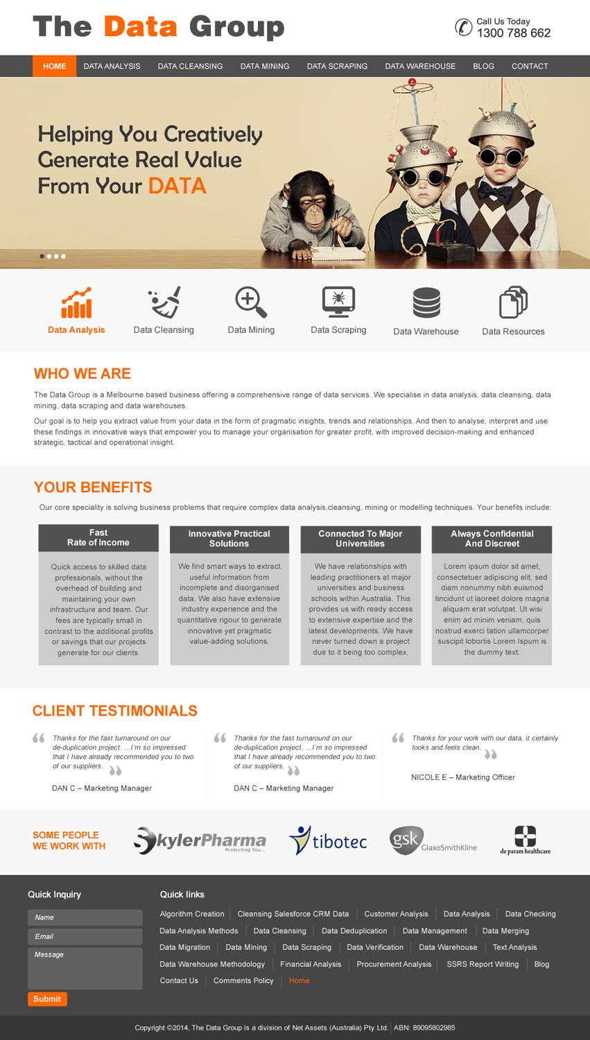 Wordpress Design by HarmiDesigning for this project | Design #4392573