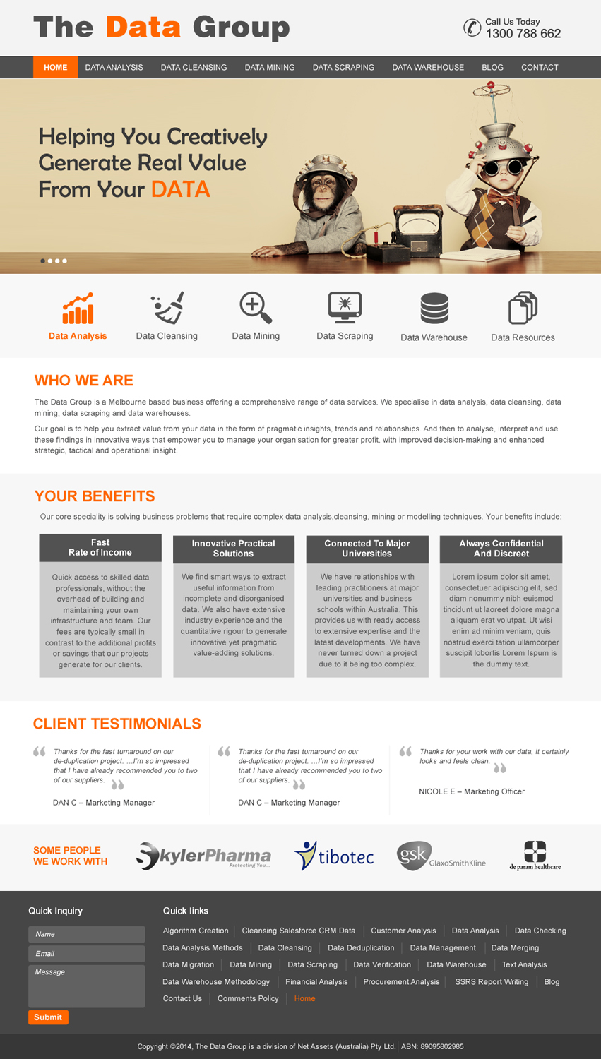 Wordpress Design by HarmiDesigning for this project | Design #4392582