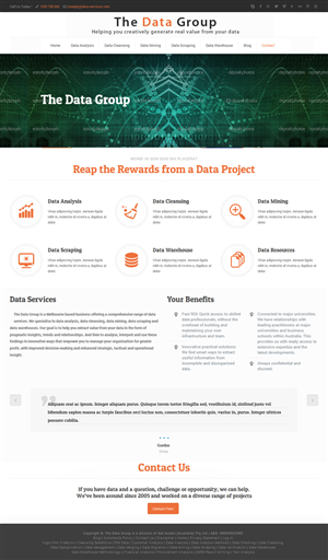 Wordpress Design by J. Chaturvedi for this project | Design: #4329428